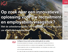 Tablet Screenshot of intelligence-group.nl
